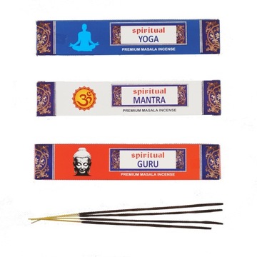 Kadzidła kadzidełka Ullas SPIRITUAL ZESTAW guru