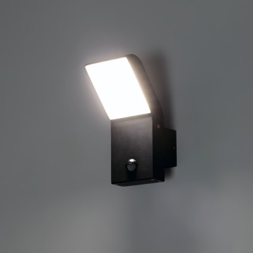 Lampa ścienna zewnętrzna z czujnikiem ruchu 9W