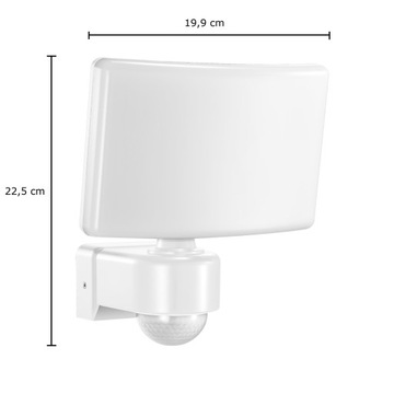 НАРУЖНАЯ СВЕТОДИОДНАЯ ЛАМПА 30ВТ, РЕГУЛИРОВКА ДАТЧИКА ДВИЖЕНИЯ