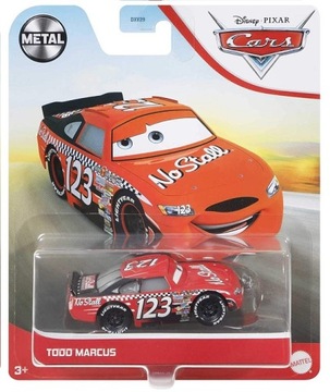 Todd Marcus No Stall #123 Szoker Mattel Auta Cars