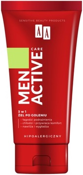 AA MEN Active Care 3w1 Żel po goleniu 100 ml
