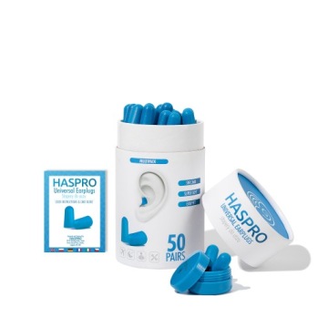 Беруши Haspro Super Soft Giga Tube, 50 пар, синие