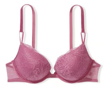 Biustonosz push-up koronkowy Victoria's Secret 80B (36B)