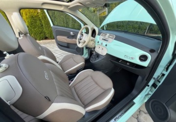 Fiat 500 II CC Seria 3 0.9 TwinAir 105KM 2014 Fiat 500 Kabriolet 0.9 turbo benzyna Niski przebieg 1 wlasciciel 105KM, zdjęcie 23