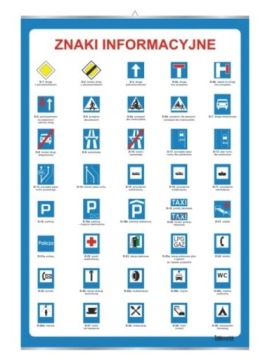 Знаки інформаційні 2 дошка плакат 70x100 см VISUAL