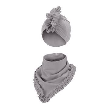 Czapka turban chusta jak komin dla dziecka 44