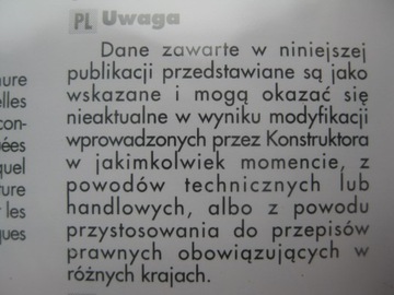 Fiat Idea Polska instrukcja napraw na CD Fiat Idea 09.2004 rok Oryginalna