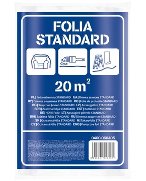 FOLIA MALARSKA CIENKA KAEM 4x5m 20m2