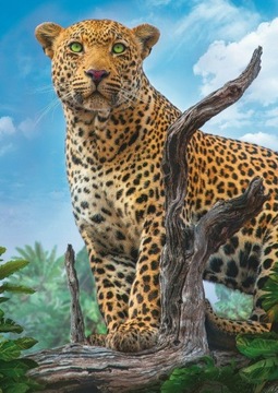 TREFL PUZZLE WIDOK DZIKI LAMPART 500 EL.