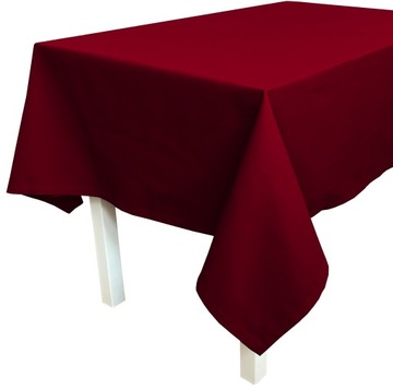 Obrus czerwony bawełna profess cotton 130x260