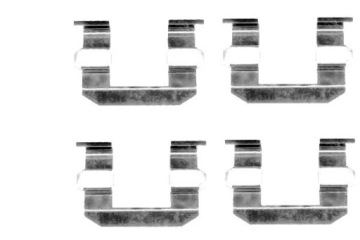 КОМПЛЕКТ КРЕПЛЕНИЯ ПЕРЕДНЕГО БЛОКА HYUNDAI H-1 SANTA F