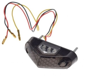 LAMPA DYMIONA MOTOCYKLOWA TYŁ LED HOMOLOGACJA STOP