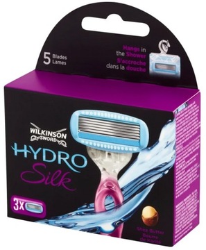 Wilkinson Sword Hydro Silk Wkłady do maszynki 3 sztuki