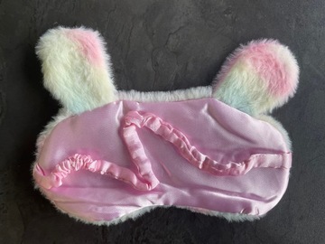 МАСКА ДЛЯ СНА ДЛЯ ГЛАЗ РАССЛАБЛЯЙТЕСЬ КРОЛИК ЗАЯЦ РАДУГА ПЛЮШ