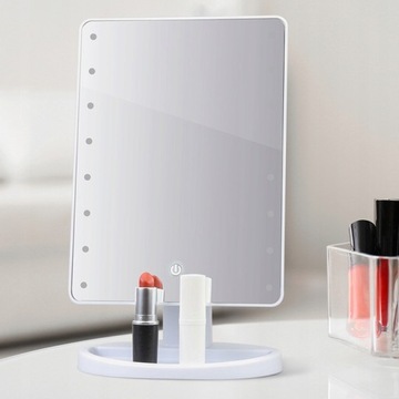 КОСМЕТИЧЕСКОЕ ЗЕРКАЛО ДЛЯ МАКИЯЖА СО СВЕТОДИОДНОЙ ПОДСВЕТКОЙ