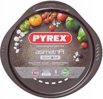 FORMA BLACHA DO PIZZY PIECZENIA PYREX ASIMETRIA 32 cm