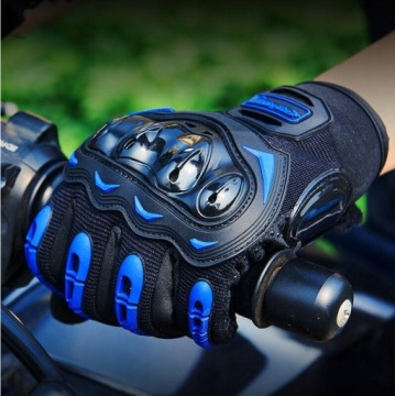 Мотоциклетные перчатки Летние сенсорные перчатки для скутера и велосипеда СИНИЙ L