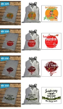 ПОДАРОЧНЫЙ СУМОК ДЕД МОРОЗ ВАШЕ ИМЯ 26х35