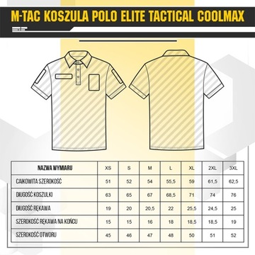 M-Tac koszula polo Elite Tactical Coolmax DNB