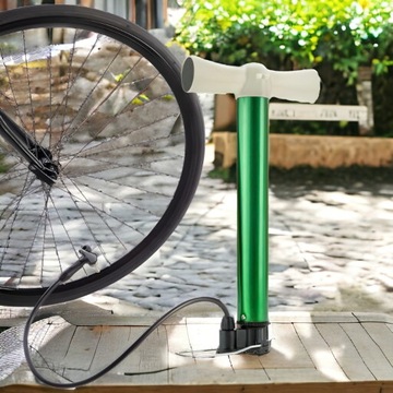 POMPKA ROWEROWA do roweru NOŻNA z wężykiem mała ręczna wężyk stacjonarna