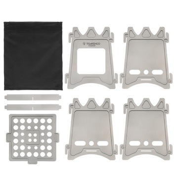 Кемпинговая дровяная печь портативная складная легкая