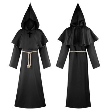 Przebranie Kostium Strój na Halloween Szata Mnicha