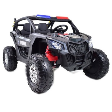 MEGA BUGGY UTV POLICJA TURBO R FOX DLA 2 DZIECI 4X