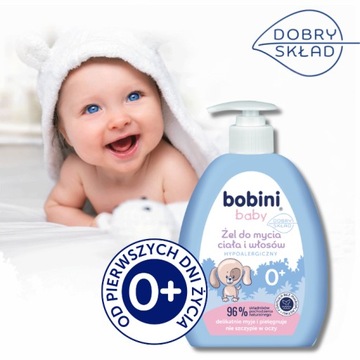 Bobini Baby Żel do Mycia Ciała dla Niemowląt 300ml