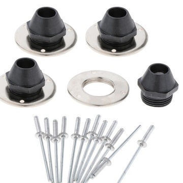 4 szt. Zamienniki stalowych dysz natryskowych do sztukaterii cementowej 10