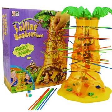 SPADAJĄCE MAŁPKI SPADAJĄCE SKACZĄCE MAŁPKI ZRĘCZNOŚCIOWA GRA RODZINNA