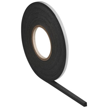 TAŚMA ROZPRĘŻNA USZCZELKA DACHOWA DO OKIEN DRZWI 10MM 15MM 10mb CZARNA
