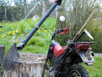 МНОГОФУНКЦИОНАЛЬНАЯ СКЛАДНАЯ ВОЕННАЯ ТАКТИЧЕСКАЯ ЛОПАТА 12в1 ВЫЖИВАНИЕ