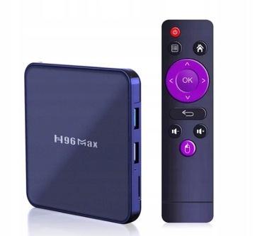 SMART BOX TV H96 4K ANDROID 12 WIFI BT ADAPTER