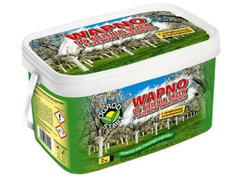 Wapno do bielenia drzew i krzewów owocowych 2 kg wiaderko
