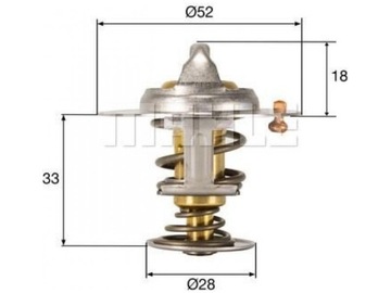 TERMOSTAT FORD MONDEO V MK5 1.0-2.0 C-MAX II 1.0