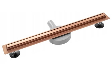 Odpływ SLIM PRO 70 miedziany liniowy obrotowy Rea