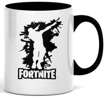 Kubek ceramiczny Fortnite czarny nadruk