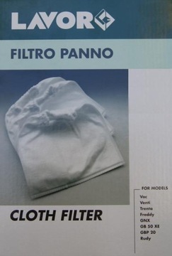 FILTR TKANINOWY WORKOWY DO ODKURZACZA VAC 20 S