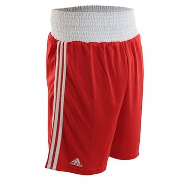 Szorty bokserskie Adidas AIBA Czerwony/Biały - Rozmiar: XL