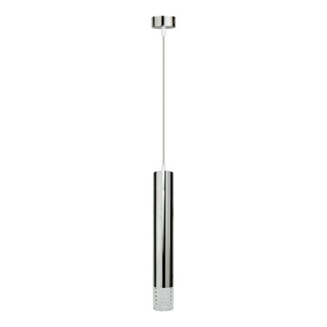LAMPA SUFITOWA WISZĄCA LED 5W TUBA ZWIS EYE SOPEL CHROM GLAMOUR