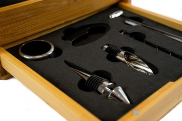 ХИТ Бамбуковый винный набор DOUBLE DECKER, B600