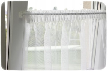 МИНИ-КАРДИНЫ ДЛЯ ШТОР 2 шт. JEALOUS серебро 60-90 см