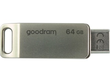 PenDrive 3.2 GOODRAM ODA3 SILVER 64GB TYPE-A + TYPE-C