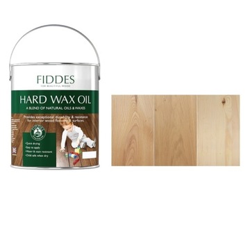 FIDDES Twardy Olejowosk do podłóg schodów HARD WAX OIL NATURAL 2,5L