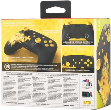 Беспроводная панель PowerA SWITCH Pikachu Ecstatic
