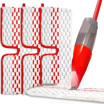 3szt ZESTAW WKŁADY DO MOPA SPRAY 1-2 MAX KOŃCÓWKI WKŁAD MEGA CHŁONNE