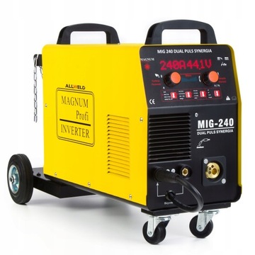 ИНВЕРТОРНЫЙ СВАРОЧНЫЙ АППАРАТ INVERTER MAGNUM MIG 240 PULS MMA TIG 4X4 ALU SYN IGBT