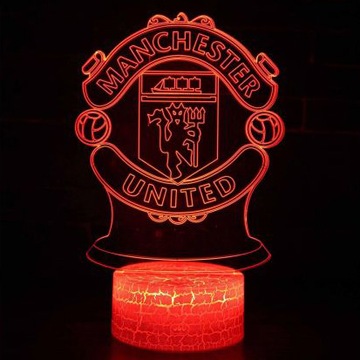 3D USB светодиодный ночник + пульт MANCHESTER UNITED
