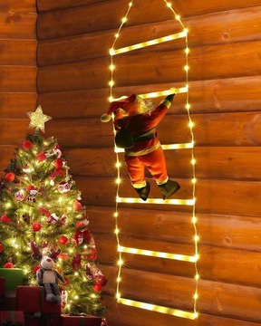 75CM LED DRABINA Z LIN LAMPKI XMAS DECO NA USB