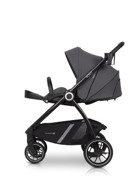 Коляска EURO-CART CROX, цвет ЖЕЛЕЗНЫЙ